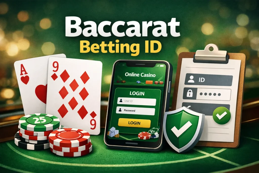 Baccarat betting ID guide for Pakistan users with baccarat online access