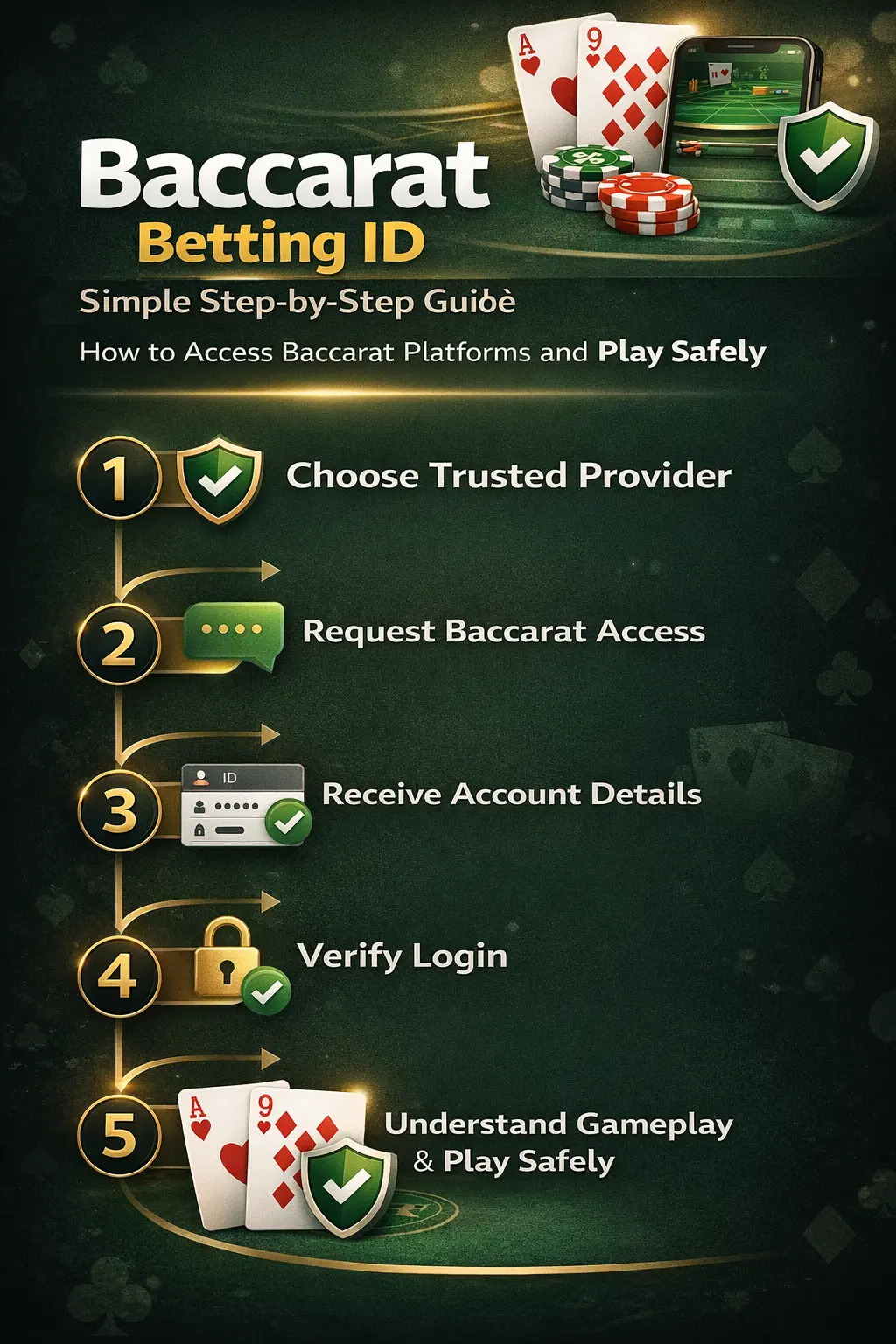 Baccarat betting ID step by step setup guide for baccarat online access in Pakistan