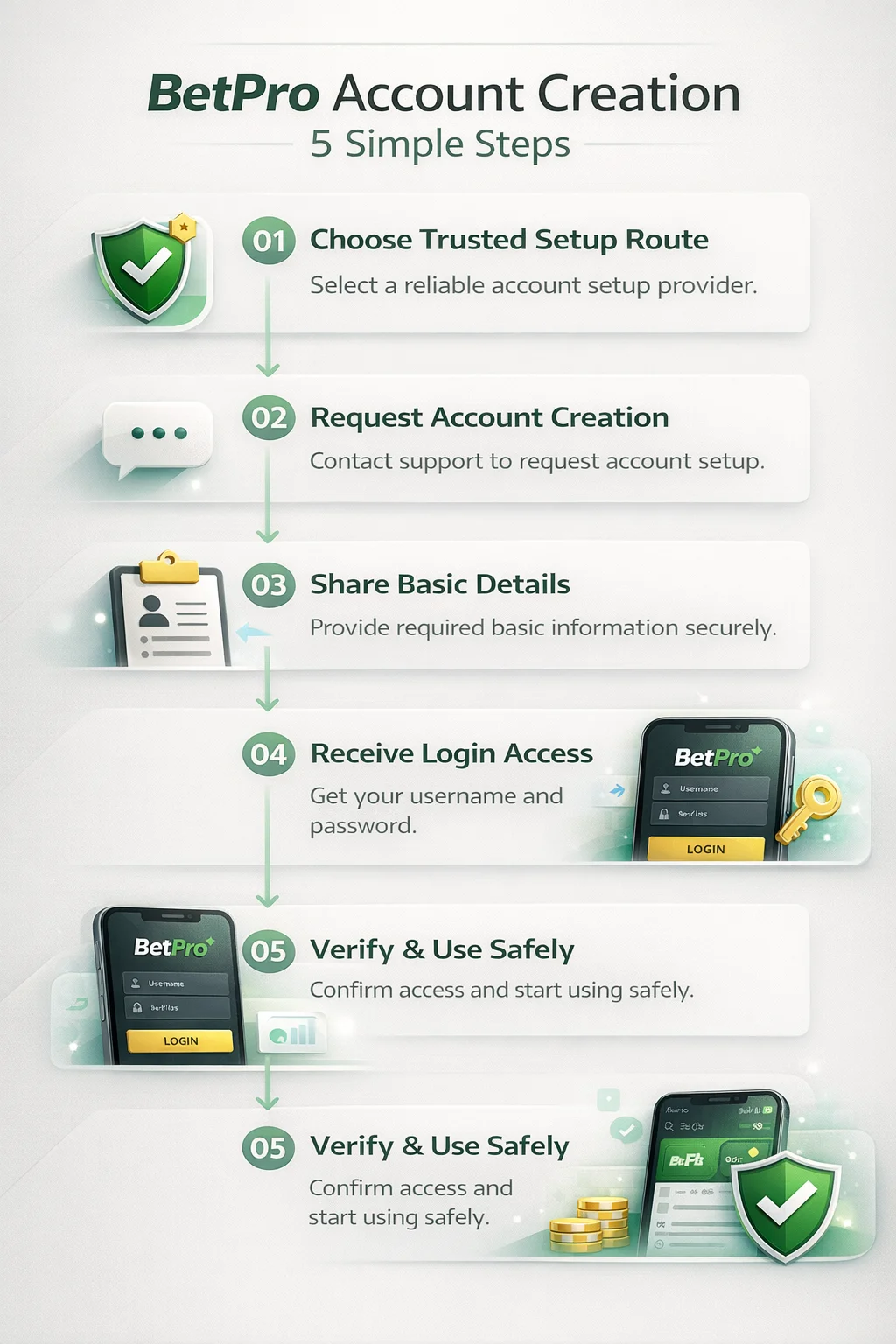 BetPro account step by step guide for safe account creation in Pakistan