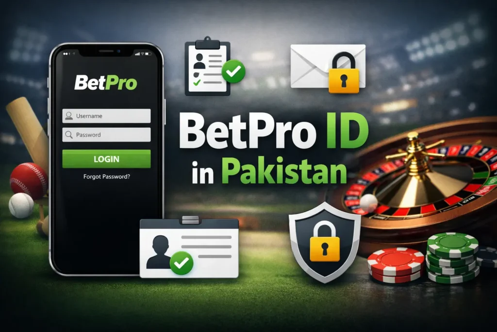 BetPro ID in Pakistan step by step account creation guide