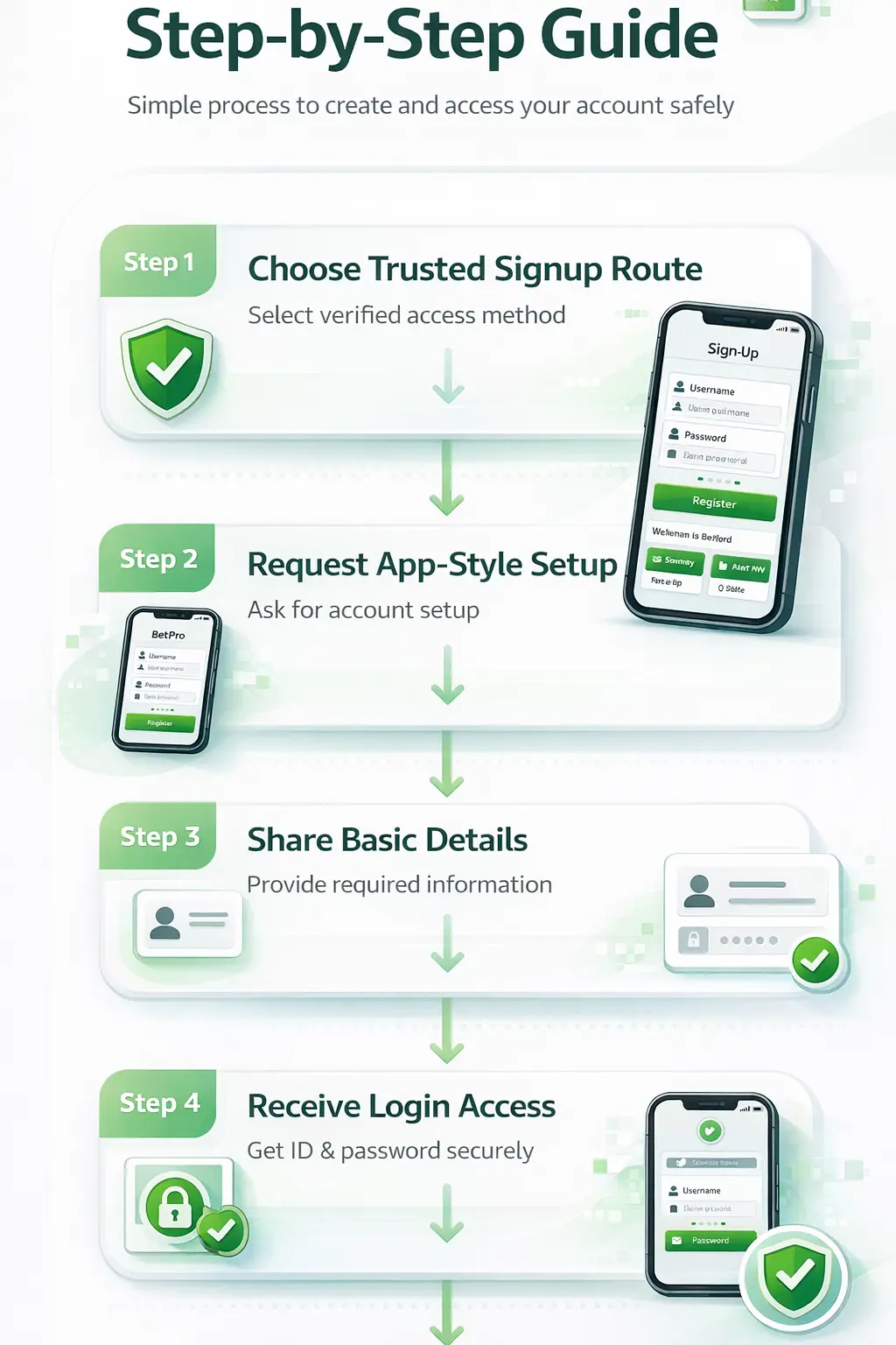 BetPro sign up app step by step guide for Pakistan users