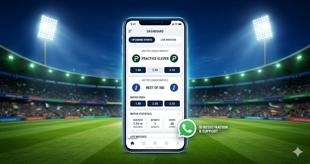 cricket betting id Pakistan mobile betting dashboard