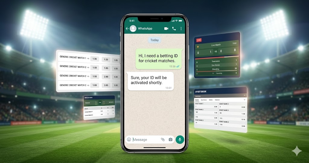 online betting id whatsapp number registration Pakistan