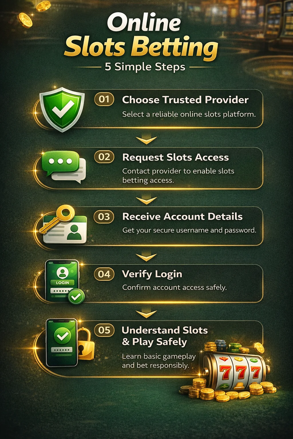 Online slots betting step by step access guide for Pakistan users