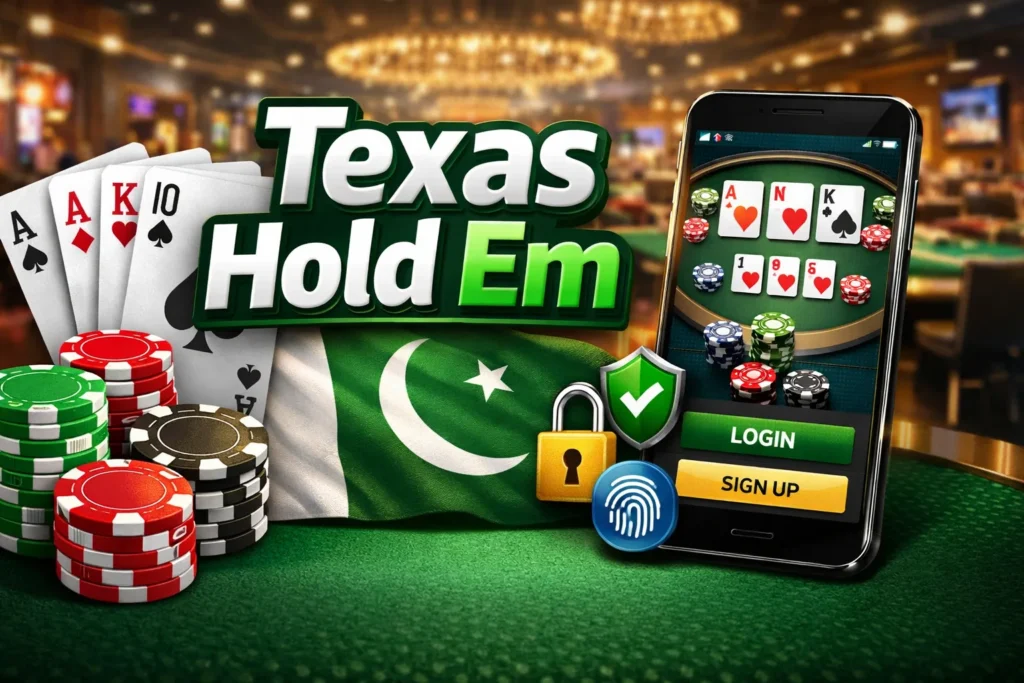 Texas Hold Em betting ID guide for Pakistan users with online poker access