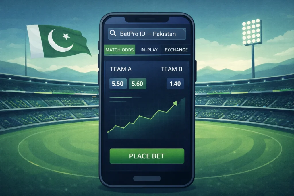 bed pro betpro id and account guide pakistan
