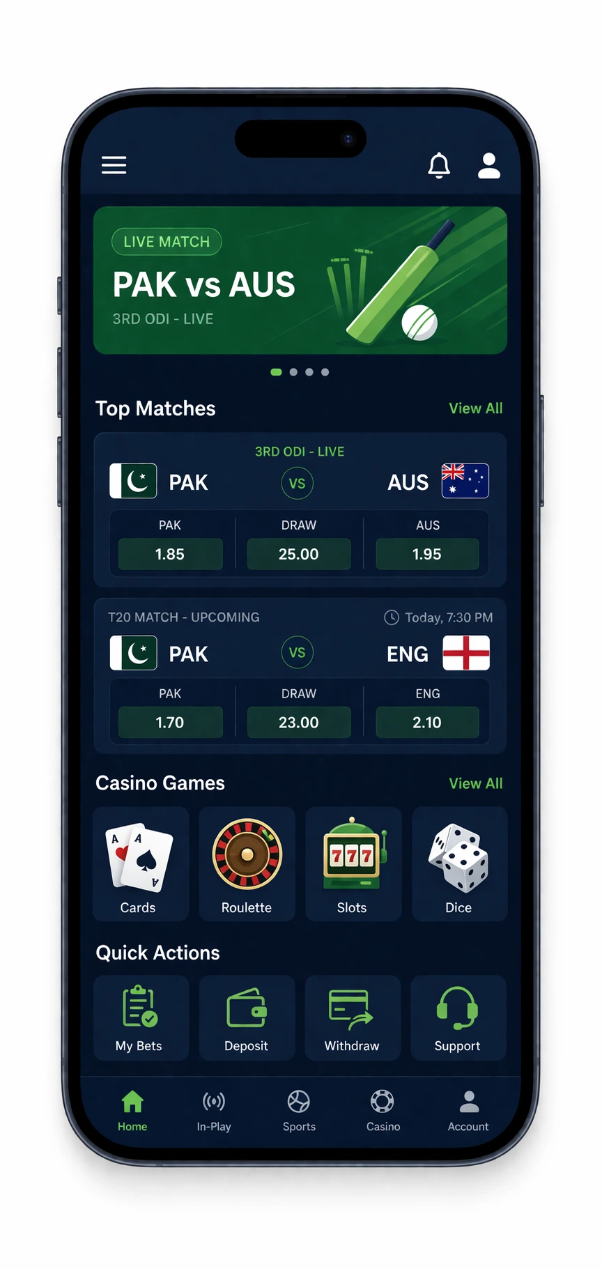 betpro mobile app interface concept pakistan betpro mobile app interface concept pakistan