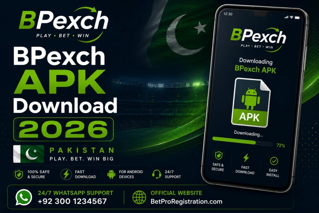 BPexch APK download guide showing latest version 2026 installation on Android phone for Pakistan users
