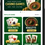 World casino betting ID on BetPro Exchange Pakistan — mobile screen showing world casino games lobby with Teen Patti Roulette and Baccarat