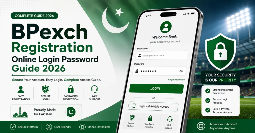 BPexch registration online login password guide for Pakistan users
